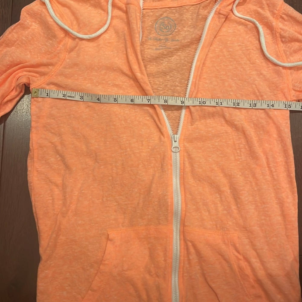Zip up hoodie size small orange - Picture 5 of 7